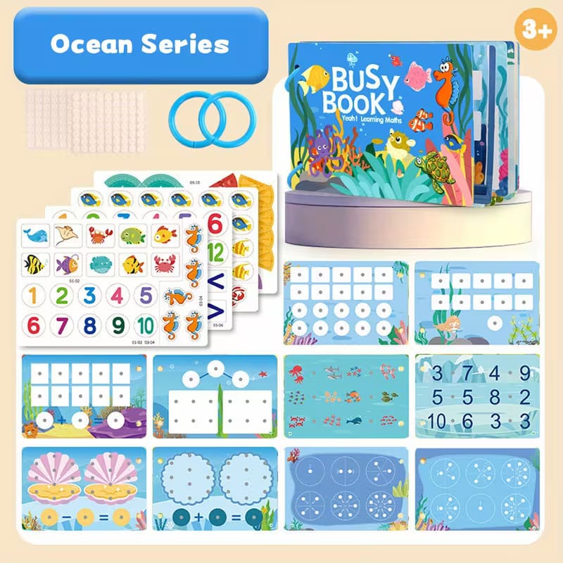 Busy Activity Book For Toddlers Pre School | Alphabets | Maths | Animals | Fruits