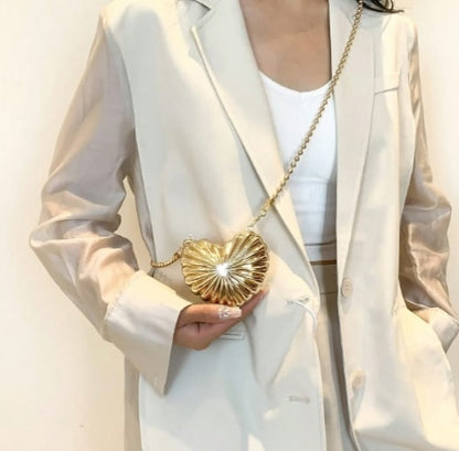 Heart Acrylic Cross Body Bag