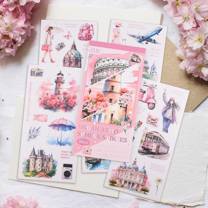 Vintage Journaling Sticker Book 20 Sheets