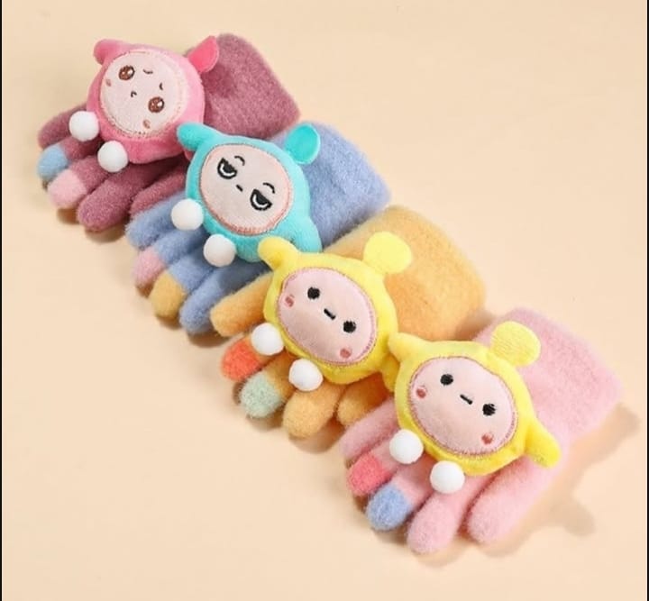 3D Kawaii OddBods Kids Gloves