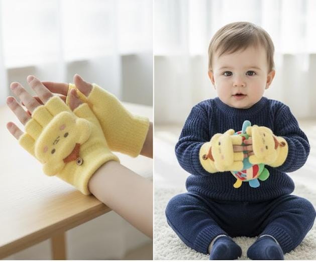 Sanrio 2 in 1 Half + Full Finger Gloves