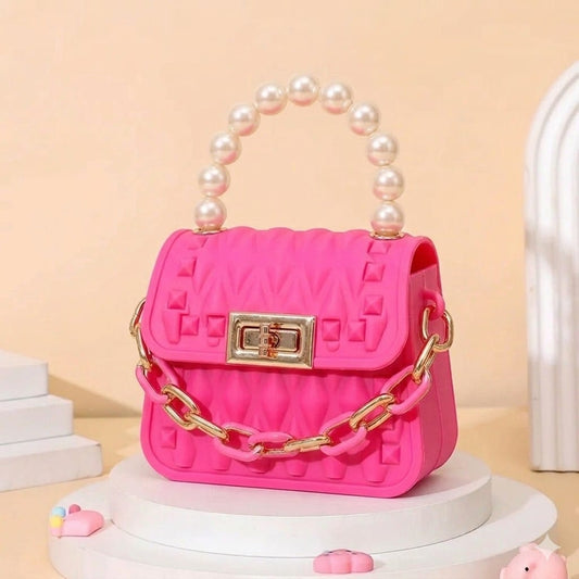 Jelly Pearl Handle Purse| Bag For Little Girls