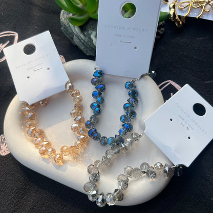 Crystal Beads Adjustable Bracelet