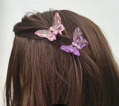 Holographic Butterfly Hair Catchers Pack Of Six