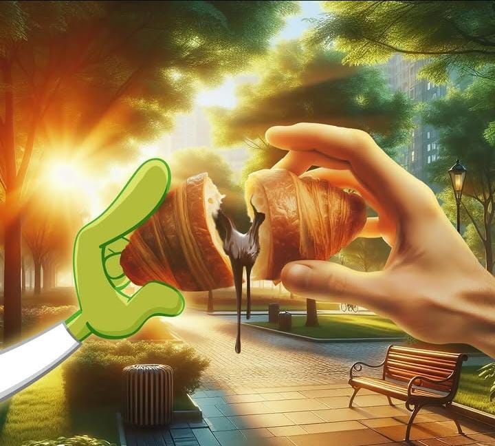 Chocolate Filled Imported Croissant