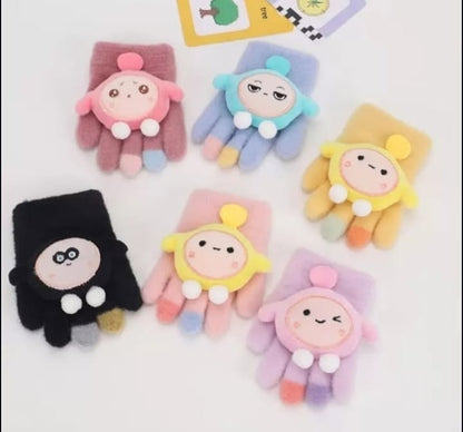 3D Kawaii OddBods Kids Gloves