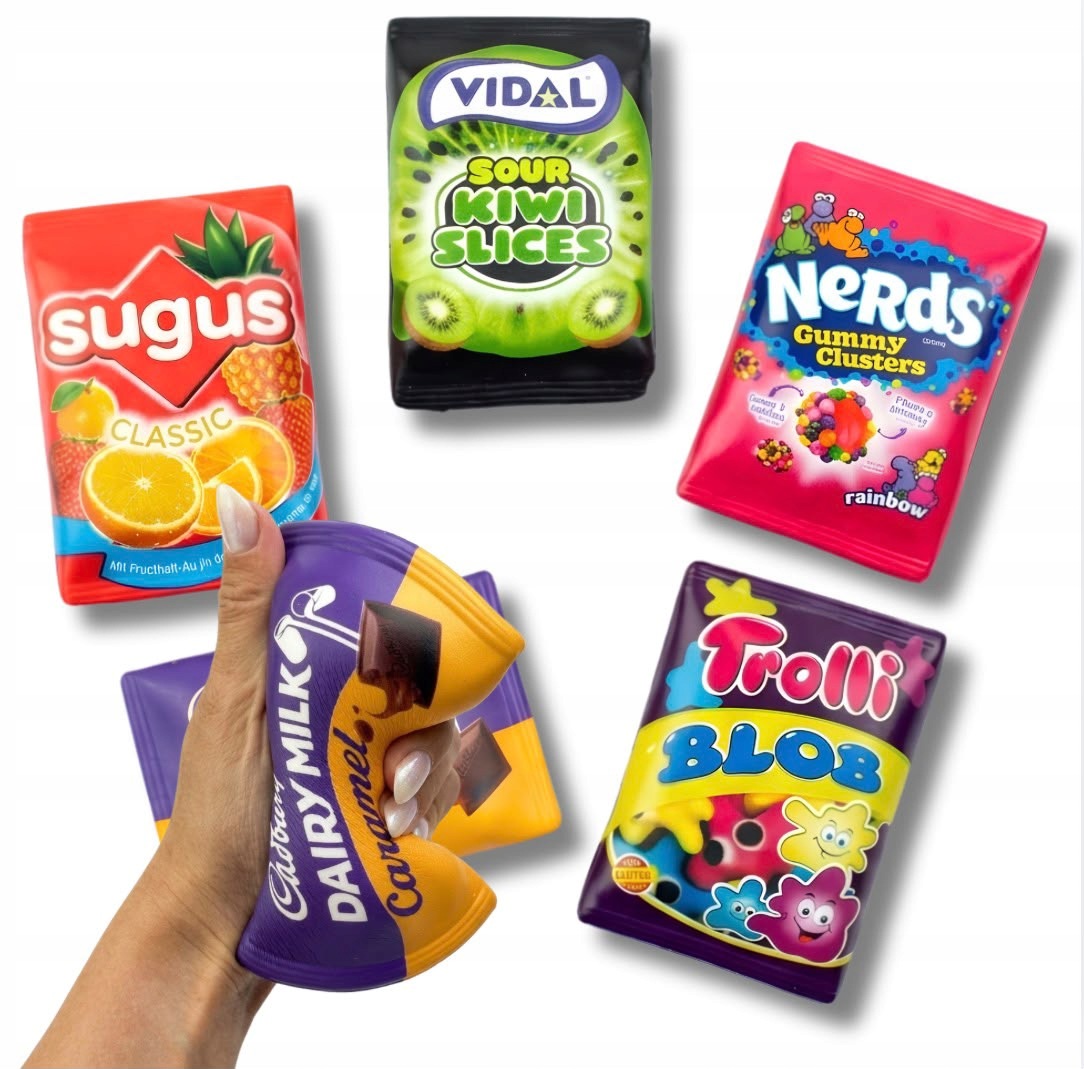 Imported Candy Jumbo Snacks Squishy Toy