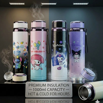 Sanrio 1000 ml Stainless Steel Water Bottle