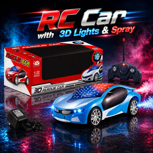 Remote Control Car With Steam Spray And Lights