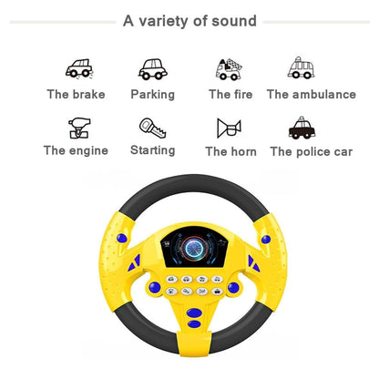 360• Rotate Suction Car Steering Wheel Toy With Music
