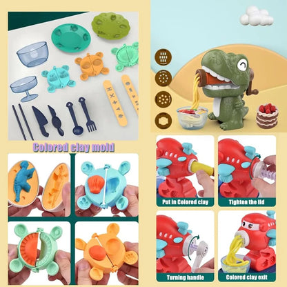 Dinosaur Noodle Making Clay Set