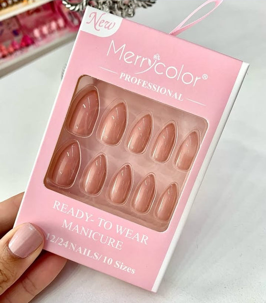 Merry Color Almond Shape Nails