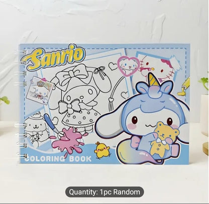 48 Sheets Coloring Book | Cinnamoroll | Stitch