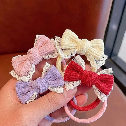 Mini Hair Bow Ponies Pack Of 2