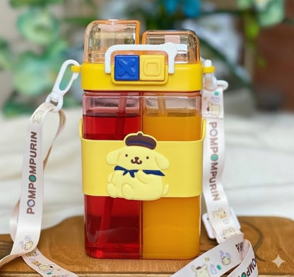 Sanrio Two Way 2 In 1 Partition Water Bottle
