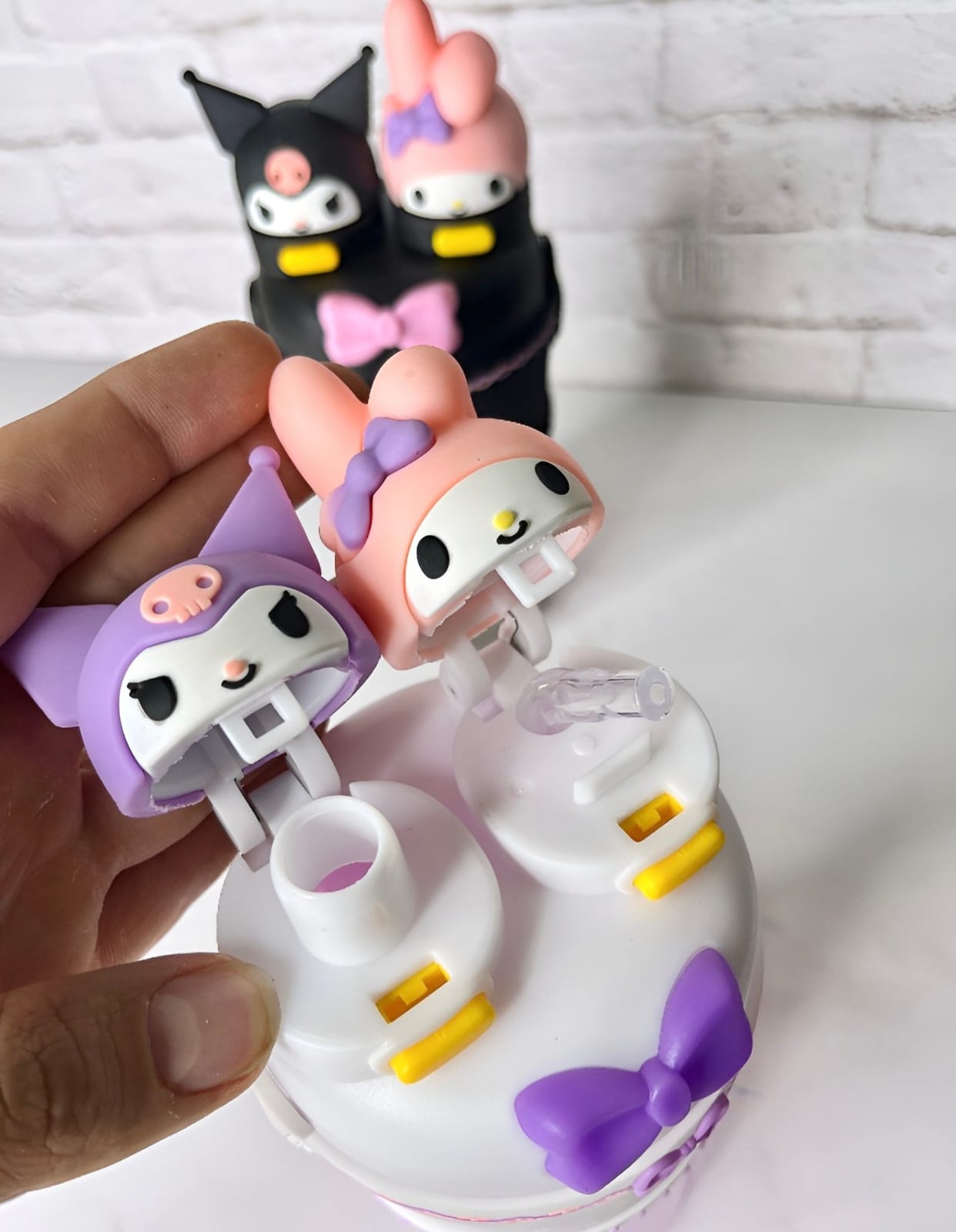 Kuromi My Melody Dual Mouth Water Bottle