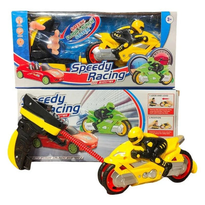 Launcher Bike With Trigger Gun