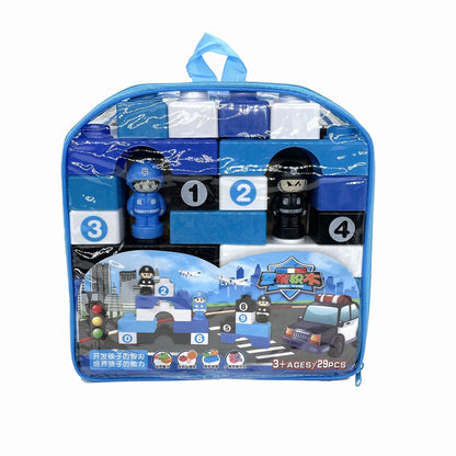 Police Building Blocks For Boys