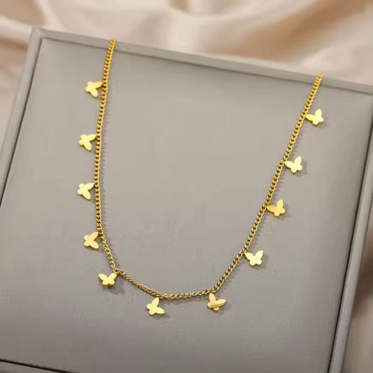 Butterfly Chain Necklace