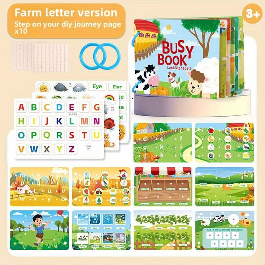 Busy Activity Book For Toddlers Pre School | Alphabets | Maths | Animals | Fruits
