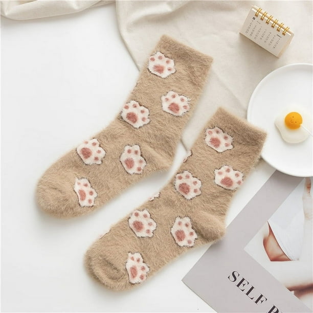 🐾 Paw-Hug Cozy Fur Velvet Sock🐾 | 6 to 20 Years