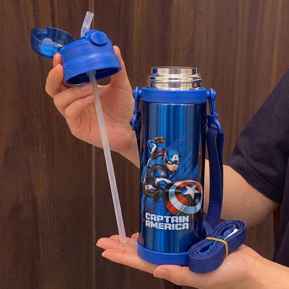 Captain America Kids Stainless Steel Water Bottle