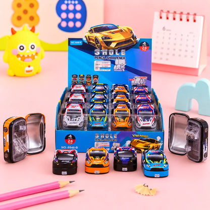 Double Hole Metal Car Pencil Sharpener