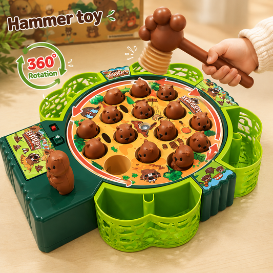 Whack a Mole Hammer Toy With 360 Rotation