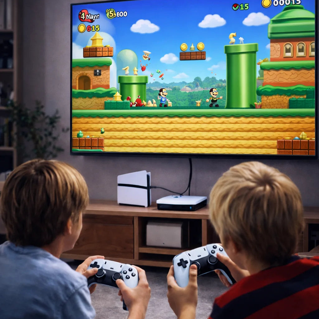 GS5 Game Station 5 With 2 Player Remotes | 200 Games