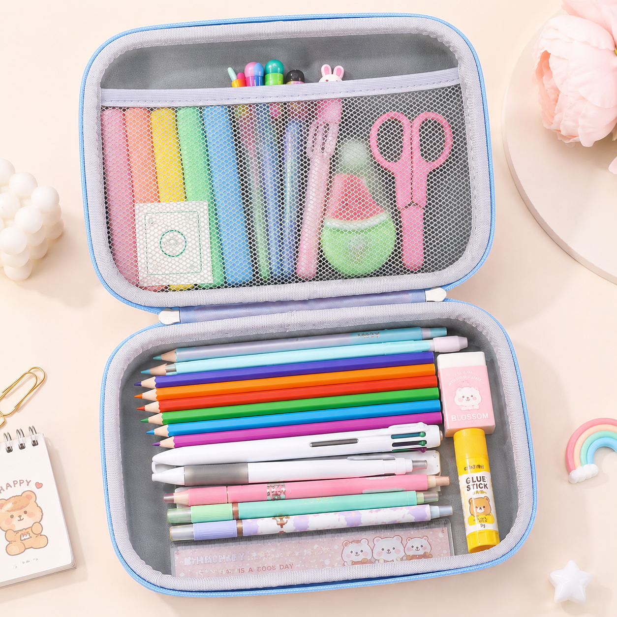 Frozen Elsa Big Size Hard Case 3D Stationery Organizer | Pencil Pouch