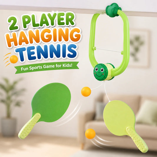 Ping Pong Indoor Hanging Tennis Game Set for 2 Players