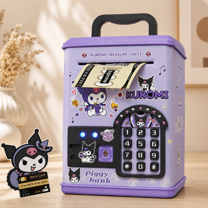 Kuromi Treasure Chest Electronic Piggy Bank for Kids