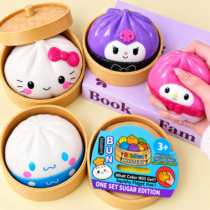 Viral Stress-Relieving Character Momo Dumpling Surprise Squishy Toy