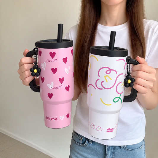 Pinteresty Flower Tumbler For Boys And Girls