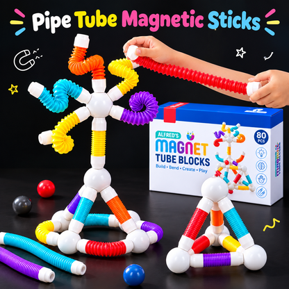 Stretchable Pop Tube Pipe Magnetic Sticks