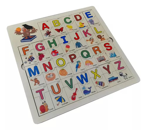 Educational ABC Alphabets Wooden Puzzle