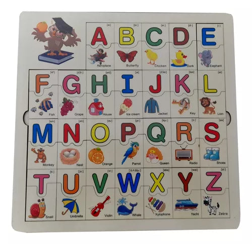 Educational ABC Alphabets Wooden Puzzle