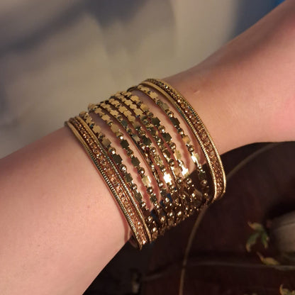 Gold Look High Quality Metal Bangles