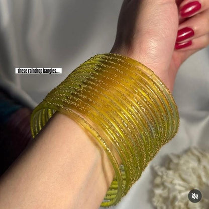 Sawa 2 | 2.6 Size Rain Drop Multi Colors Bangles