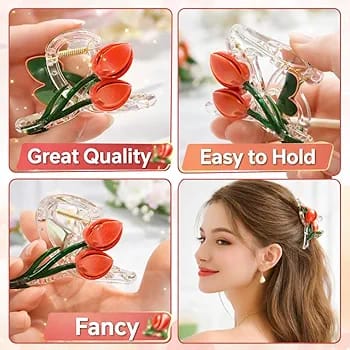 Tulip Hair Claw Clip | Hair Catcher