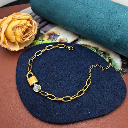 Lock Stainless Steel Bracelet