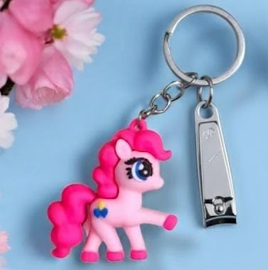 My Little Pony Unicorn Keychain With Nail Cutter
