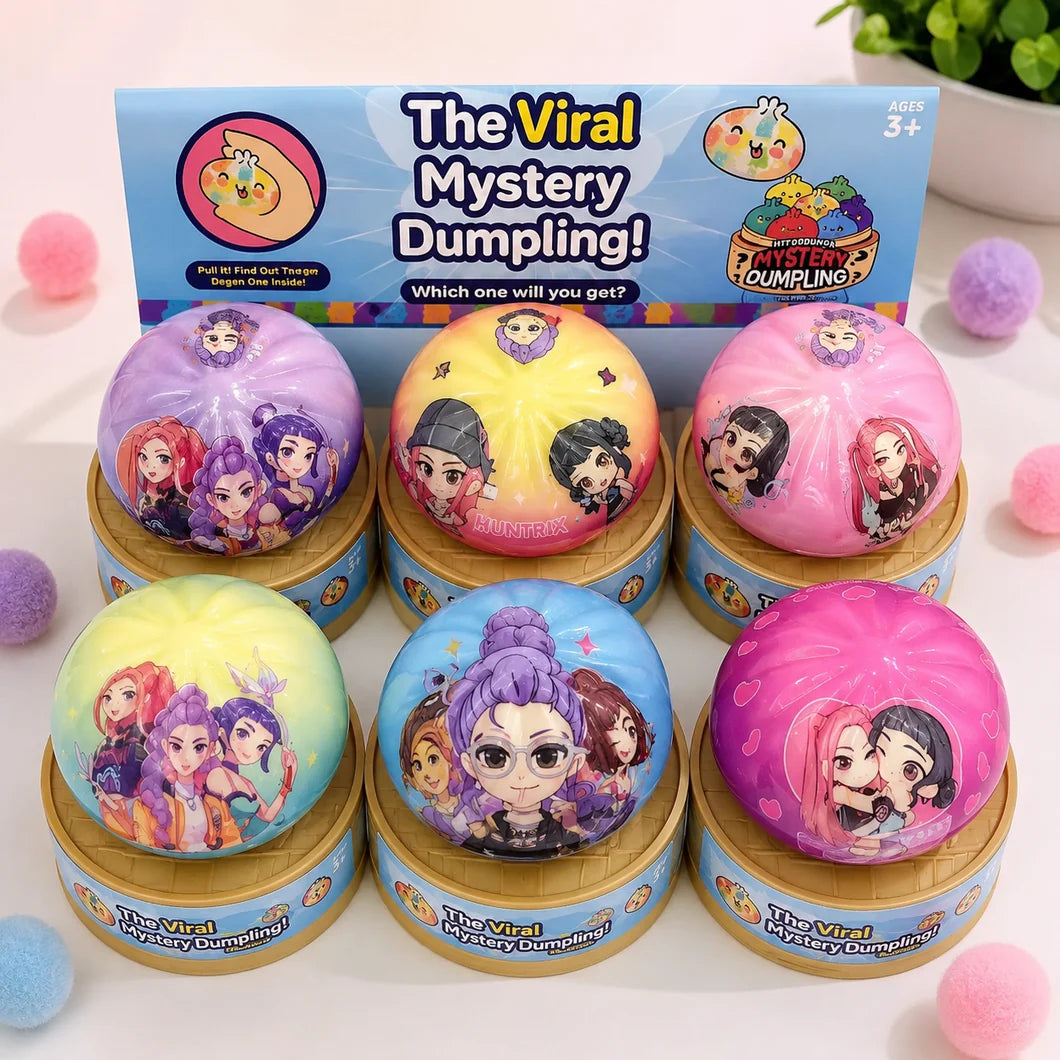 Viral Stress-Relieving Character Momo Dumpling Surprise Squishy Toy