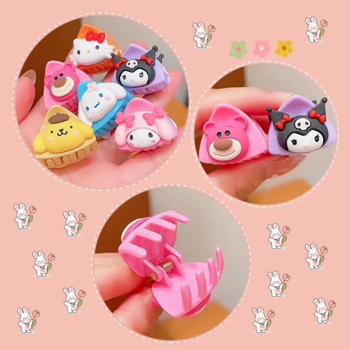Sanrio Mini Hair Catchers Set Pack Of 12