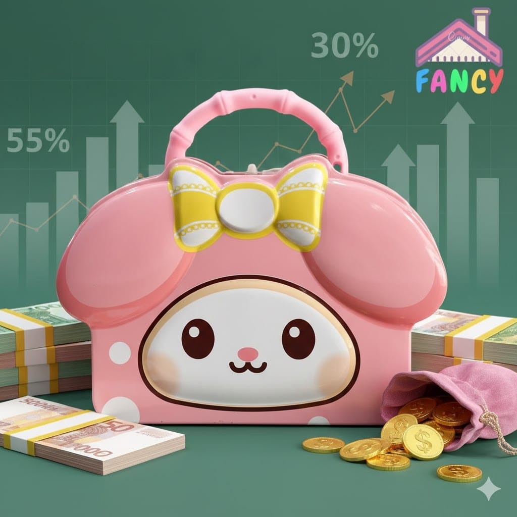 Sanrio My Melody Coin Box With Lock | Piggy Bank