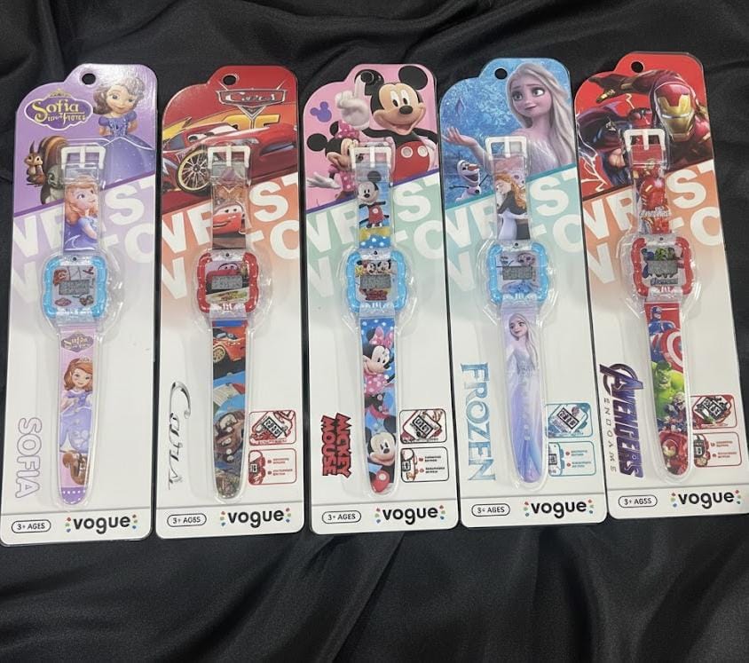 Boys & Girls Character Digital Watches | Kids LED Wrist Watches