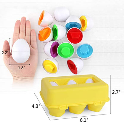 Eggs Color And Shape Matching | Educational Toy For Kids