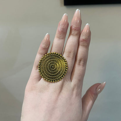 Oxidised Vintage Adjustable Rings