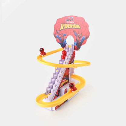 Spiderman Escalator Track Toy With Music And Lights