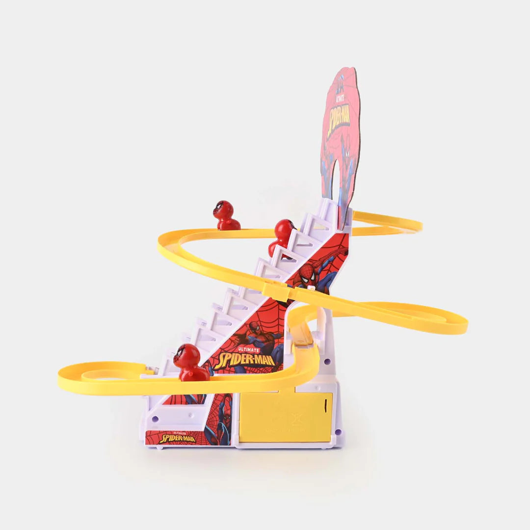 Spiderman Escalator Track Toy With Music And Lights